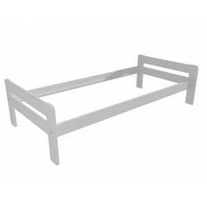 Jednolůžková postel VMK003C (Rozměr: 100 x 200 cm, Barva dřeva: barva bílá)