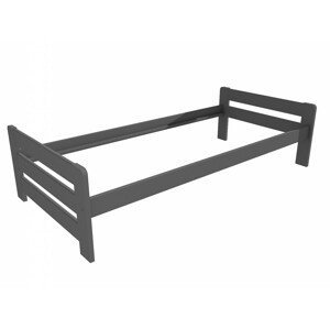 Jednolůžková postel VMK003D (Rozměr: 90 x 200 cm, Barva dřeva: barva šedá)