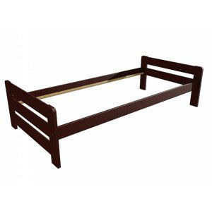 Jednolůžková postel VMK003D (Rozměr: 100 x 200 cm, Barva dřeva: moření ořech)