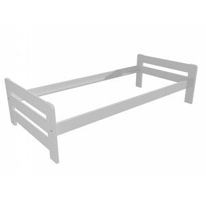 Jednolůžková postel VMK003D (Rozměr: 100 x 200 cm, Barva dřeva: barva bílá)
