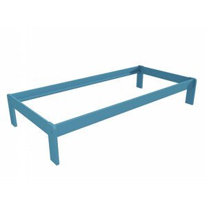 Jednolůžková postel VMK004A (Rozměr: 90 x 200 cm, Barva dřeva: barva modrá)