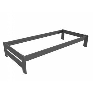 Jednolůžková postel VMK004B (Rozměr: 90 x 200 cm, Barva dřeva: barva šedá)