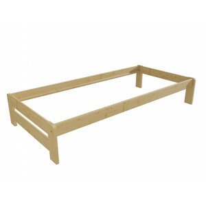 Jednolůžková postel VMK004B (Rozměr: 90 x 200 cm, Barva dřeva: bezbarvý lak)