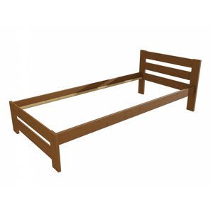 Jednolůžková postel VMK005B (Rozměr: 90 x 200 cm, Barva dřeva: moření dub)