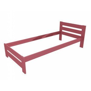 Jednolůžková postel VMK005B (Rozměr: 90 x 200 cm, Barva dřeva: barva růžová)