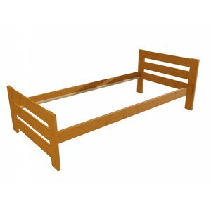 Jednolůžková postel VMK005D (Rozměr: 90 x 200 cm, Barva dřeva: moření olše)