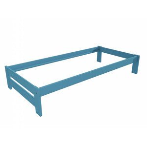 Jednolůžková postel VMK007B (Rozměr: 80 x 200 cm, Barva dřeva: barva modrá)