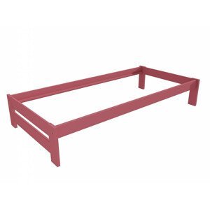 Jednolůžková postel VMK007B (Rozměr: 90 x 200 cm, Barva dřeva: barva růžová)