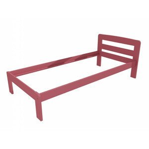 Jednolůžková postel VMK008A (Rozměr: 80 x 200 cm, Barva dřeva: barva růžová)