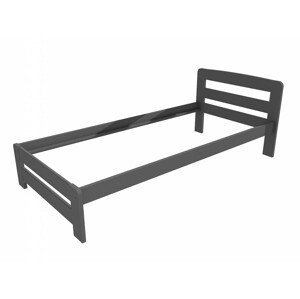 Jednolůžková postel VMK008B (Rozměr: 90 x 200 cm, Barva dřeva: barva šedá)