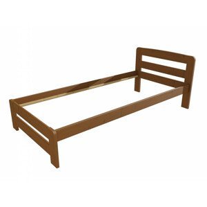 Jednolůžková postel VMK008B (Rozměr: 100 x 200 cm, Barva dřeva: moření dub)