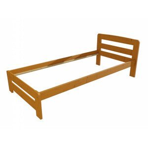Jednolůžková postel VMK008B (Rozměr: 90 x 200 cm, Barva dřeva: moření olše)