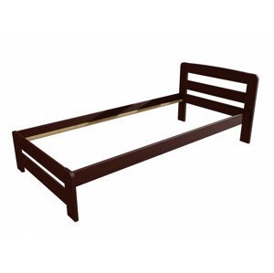 Jednolůžková postel VMK008B (Rozměr: 90 x 200 cm, Barva dřeva: moření ořech)