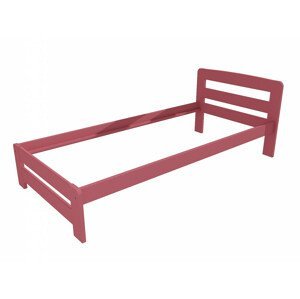 Jednolůžková postel VMK008B (Rozměr: 90 x 200 cm, Barva dřeva: barva růžová)