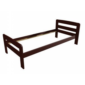 Jednolůžková postel VMK008C (Rozměr: 90 x 200 cm, Barva dřeva: moření ořech)