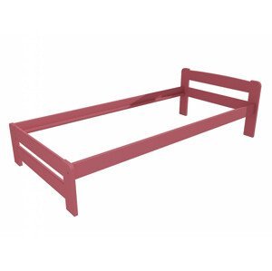 Jednolůžková postel VMK009B (Rozměr: 90 x 200 cm, Barva dřeva: barva růžová)