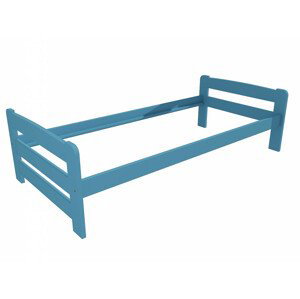Jednolůžková postel VMK009D (Rozměr: 90 x 200 cm, Barva dřeva: barva modrá)