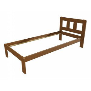 Jednolůžková postel VMK010A (Rozměr: 90 x 200 cm, Barva dřeva: moření dub)