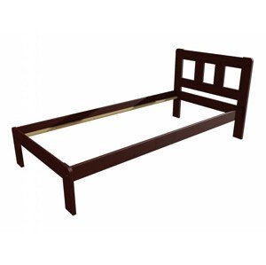 Jednolůžková postel VMK010A (Rozměr: 90 x 200 cm, Barva dřeva: moření ořech)