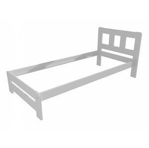 Jednolůžková postel VMK010B (Rozměr: 100 x 200 cm, Barva dřeva: barva bílá)