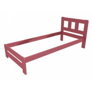 Jednolůžková postel VMK010B (Rozměr: 90 x 200 cm, Barva dřeva: barva růžová)