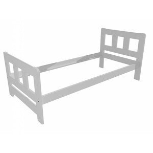 Jednolůžková postel VMK010F (Rozměr: 80 x 200 cm, Barva dřeva: barva bílá)