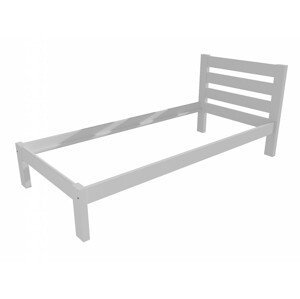 Jednolůžková postel VMK011A (Rozměr: 90 x 200 cm, Barva dřeva: barva bílá)