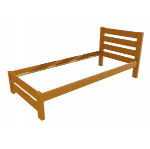 Jednolůžková postel VMK011B (Rozměr: 80 x 200 cm, Barva dřeva: moření olše)