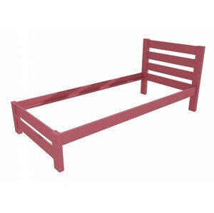 Jednolůžková postel VMK011B (Rozměr: 90 x 200 cm, Barva dřeva: barva růžová)
