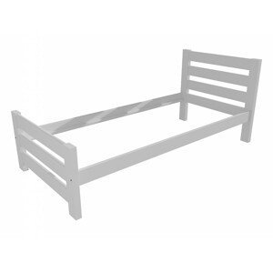 Jednolůžková postel VMK011D (Rozměr: 100 x 200 cm, Barva dřeva: barva bílá)