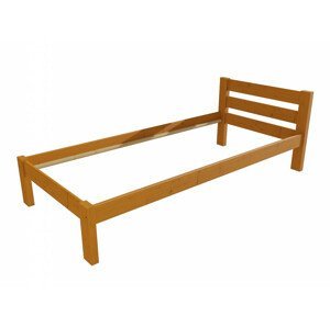 Jednolůžková postel VMK012A (Rozměr: 90 x 200 cm, Barva dřeva: moření olše)
