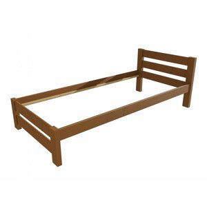Jednolůžková postel VMK012B (Rozměr: 90 x 200 cm, Barva dřeva: moření dub)
