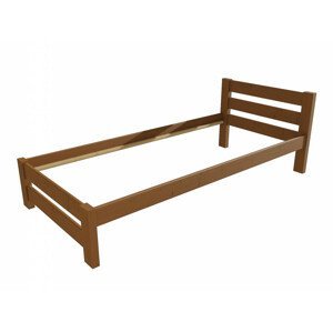 Jednolůžková postel VMK012B (Rozměr: 100 x 200 cm, Barva dřeva: moření dub)