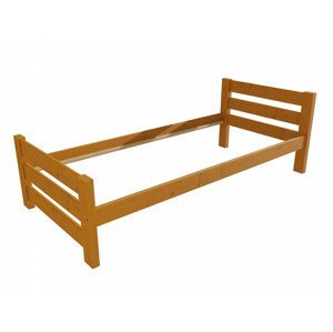 Jednolůžková postel VMK012D (Rozměr: 80 x 200 cm, Barva dřeva: moření olše)