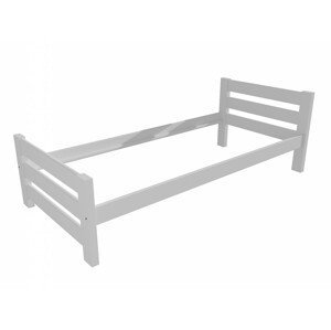 Jednolůžková postel VMK012D (Rozměr: 100 x 200 cm, Barva dřeva: barva bílá)