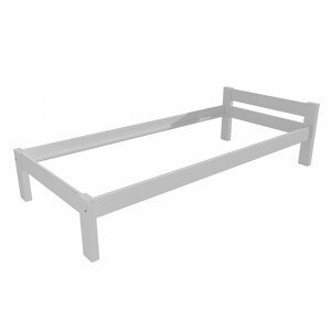 Jednolůžková postel VMK013A (Rozměr: 100 x 200 cm, Barva dřeva: barva bílá)