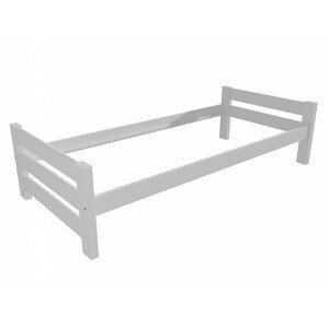 Jednolůžková postel VMK013D (Rozměr: 90 x 200 cm, Barva dřeva: barva bílá)
