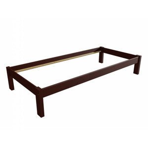 Jednolůžková postel VMK014A (Rozměr: 90 x 200 cm, Barva dřeva: moření ořech)