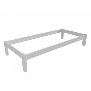 Jednolůžková postel VMK014A (Rozměr: 100 x 200 cm, Barva dřeva: barva bílá)