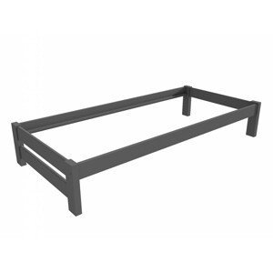 Jednolůžková postel VMK014B (Rozměr: 90 x 200 cm, Barva dřeva: barva šedá)