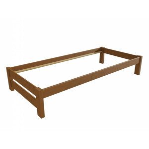 Jednolůžková postel VMK014B (Rozměr: 90 x 200 cm, Barva dřeva: moření dub)