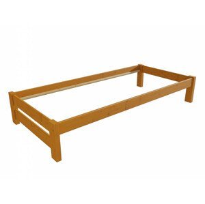 Jednolůžková postel VMK014B (Rozměr: 90 x 200 cm, Barva dřeva: moření olše)