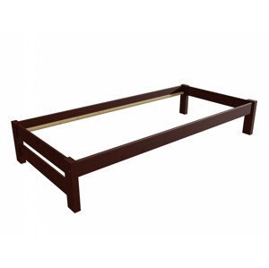 Jednolůžková postel VMK014B (Rozměr: 90 x 200 cm, Barva dřeva: moření ořech)