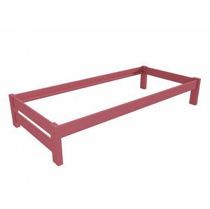 Jednolůžková postel VMK014B (Rozměr: 100 x 200 cm, Barva dřeva: barva růžová)