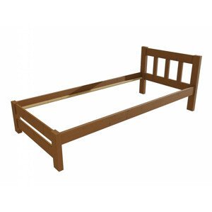 Jednolůžková postel VMK015B (Rozměr: 90 x 200 cm, Barva dřeva: moření dub)