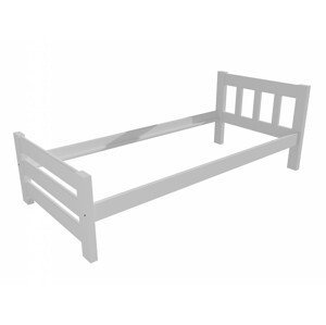 Jednolůžková postel VMK015D (Rozměr: 100 x 200 cm, Barva dřeva: barva bílá)