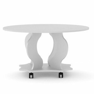 Konferenční stolek VENECIA (Barva dřeva: bílá)