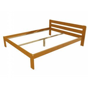 Manželská postel VMK002A masiv borovice (Rozměr: 120 x 200 cm, Barva dřeva: moření olše)