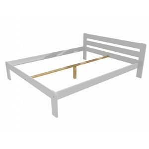 Manželská postel VMK002A masiv borovice (Rozměr: 120 x 200 cm, Barva dřeva: barva bílá)