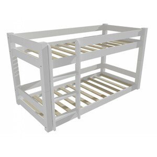 Patrová postel 8X8 08B (Rozměr: 80 x 180 cm, Barva dřeva: barva bílá)